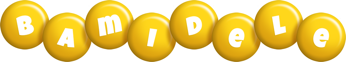 Bamidele candy-yellow logo