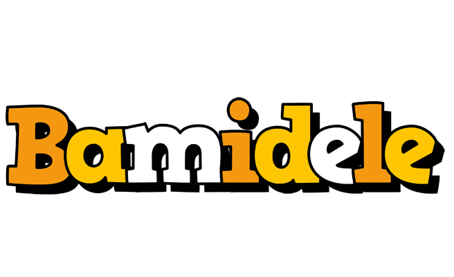 Bamidele cartoon logo