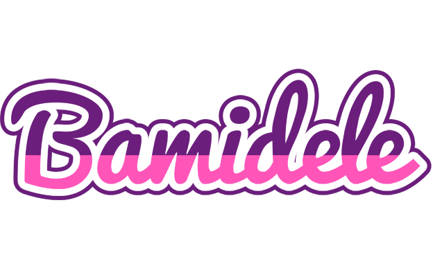 Bamidele cheerful logo