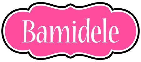 Bamidele invitation logo