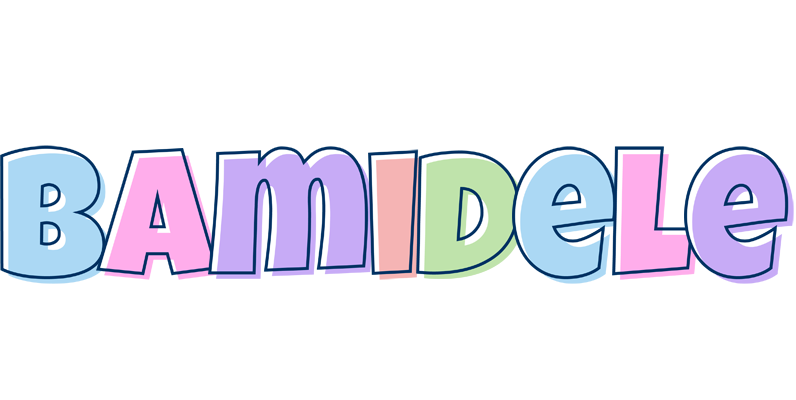 Bamidele pastel logo
