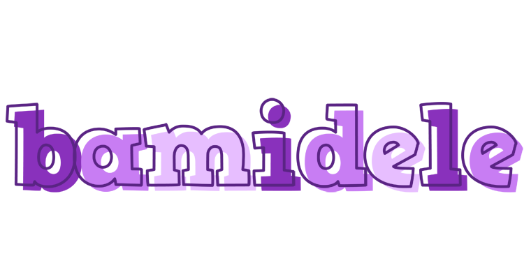 Bamidele sensual logo