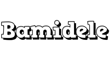 Bamidele snowing logo