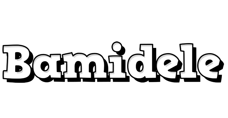 Bamidele snowing logo