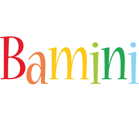 Bamini birthday logo