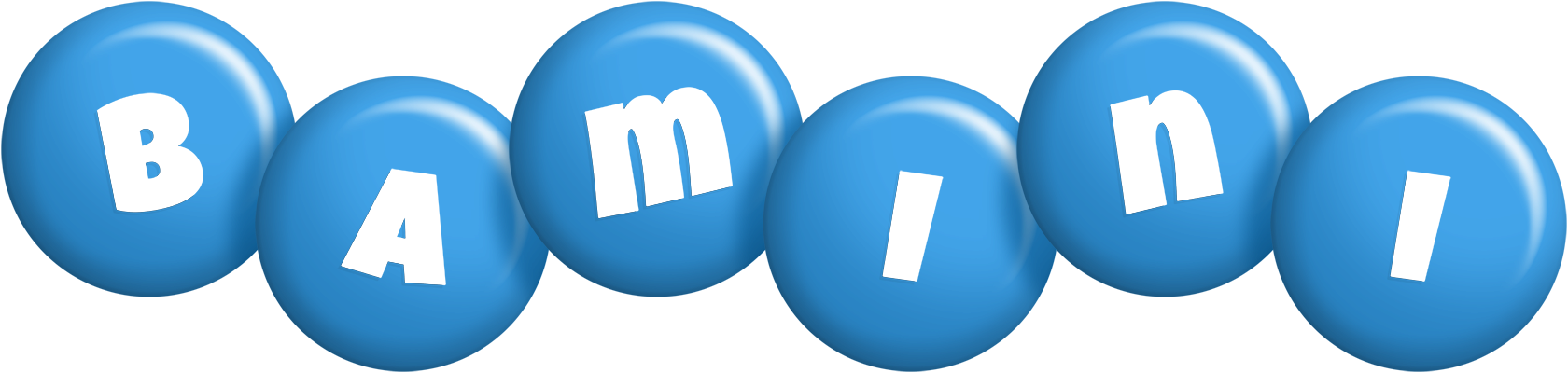 Bamini candy-blue logo