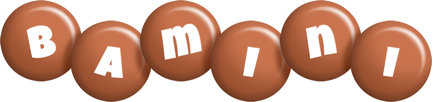 Bamini candy-brown logo