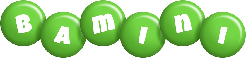 Bamini candy-green logo