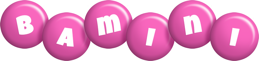 Bamini candy-pink logo