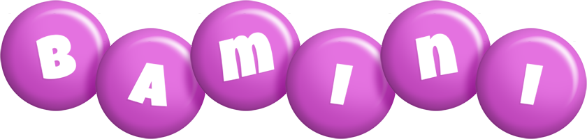 Bamini candy-purple logo