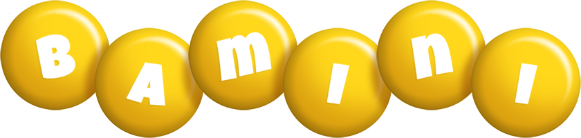 Bamini candy-yellow logo