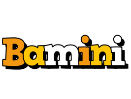 Bamini cartoon logo