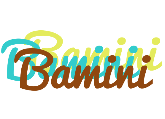 Bamini cupcake logo