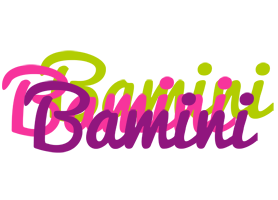 Bamini flowers logo