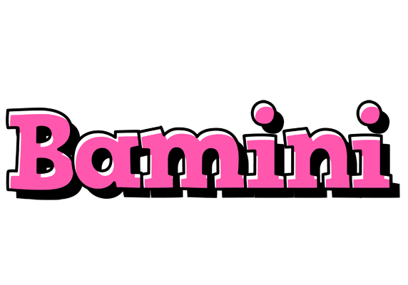 Bamini girlish logo