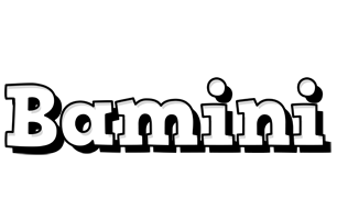 Bamini snowing logo