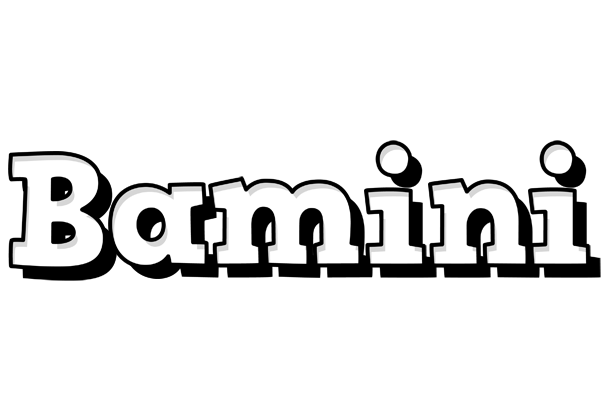 Bamini snowing logo