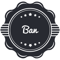 Ban badge logo