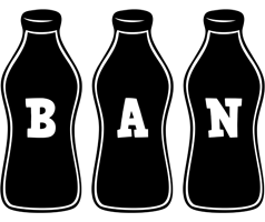 Ban bottle logo
