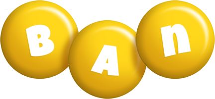 Ban candy-yellow logo