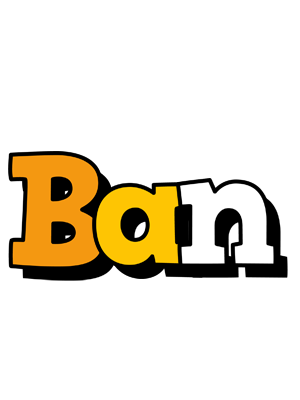 Ban cartoon logo
