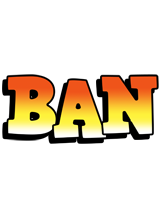 Ban sunset logo