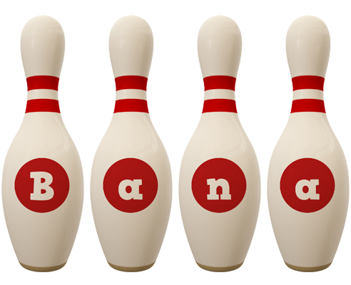 Bana bowling-pin logo