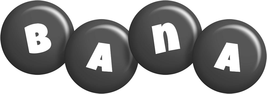 Bana candy-black logo