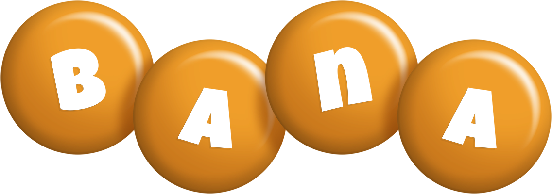 Bana candy-orange logo