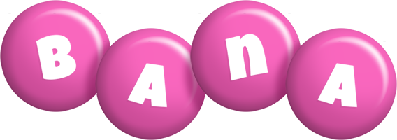 Bana candy-pink logo