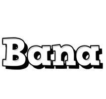 Bana snowing logo
