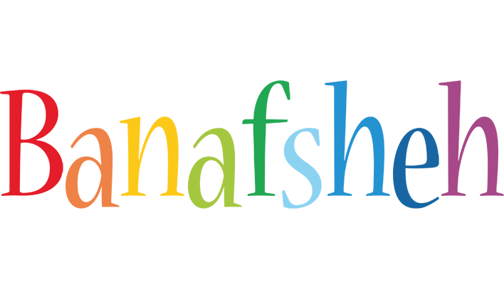 Banafsheh birthday logo