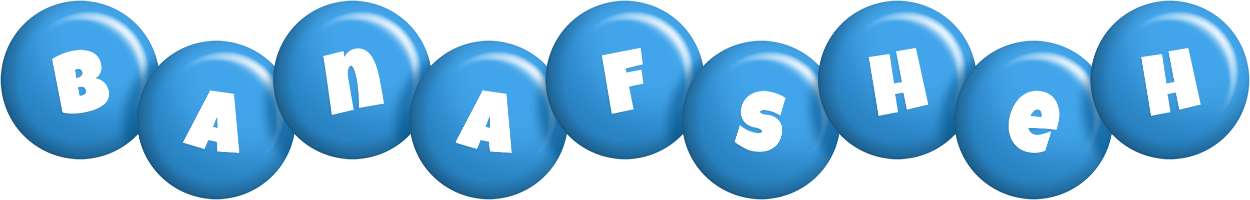 Banafsheh candy-blue logo