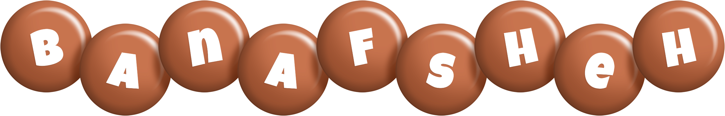 Banafsheh candy-brown logo
