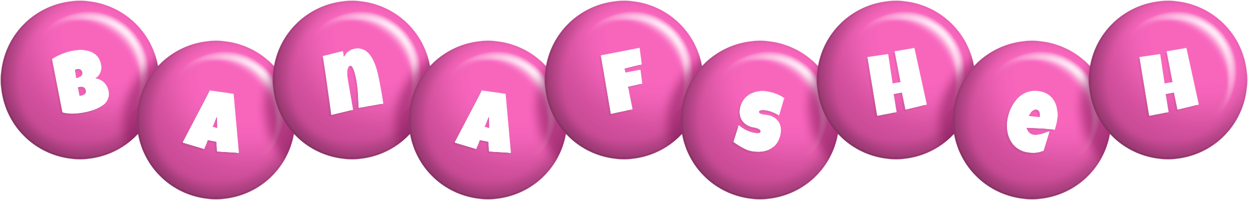 Banafsheh candy-pink logo