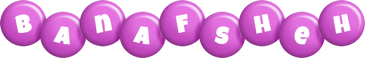 Banafsheh candy-purple logo