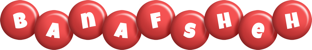 Banafsheh candy-red logo