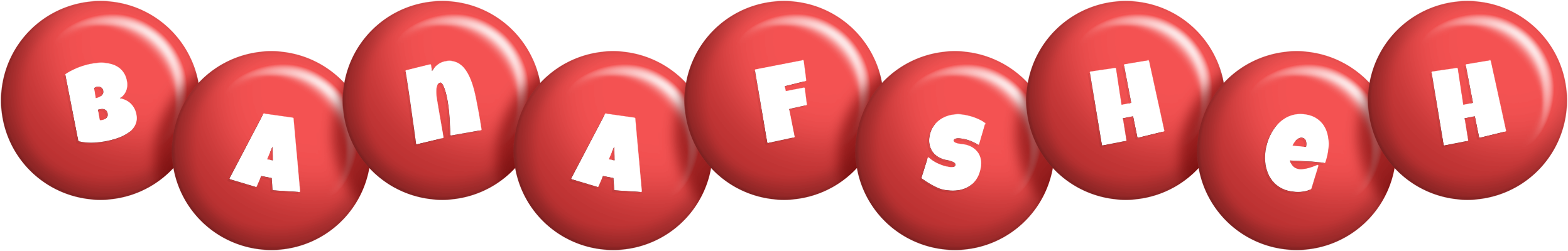 Banafsheh candy-red logo