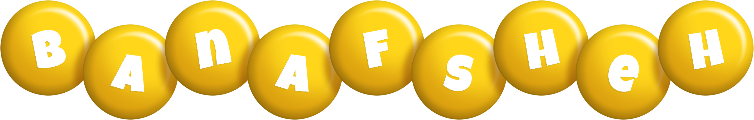 Banafsheh candy-yellow logo