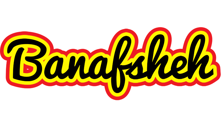 Banafsheh flaming logo