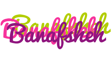 Banafsheh flowers logo