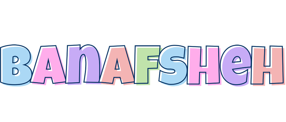 Banafsheh pastel logo