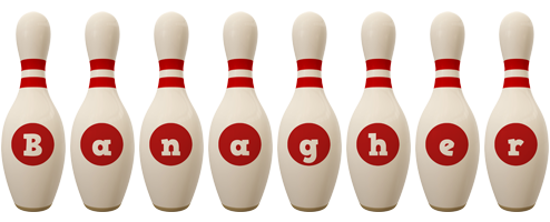 Banagher bowling-pin logo