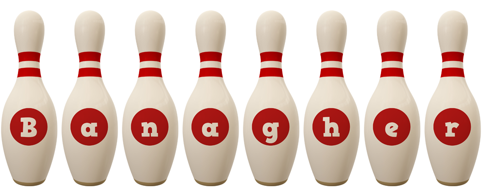 Banagher bowling-pin logo