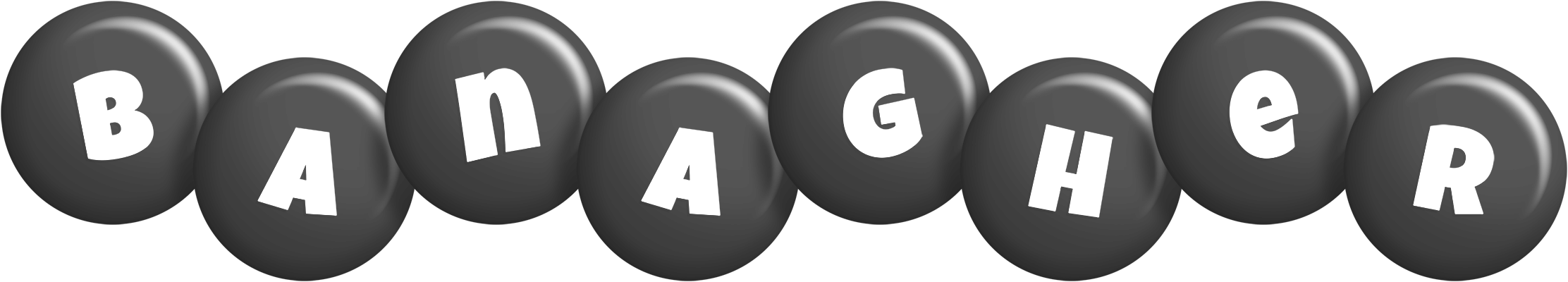 Banagher candy-black logo