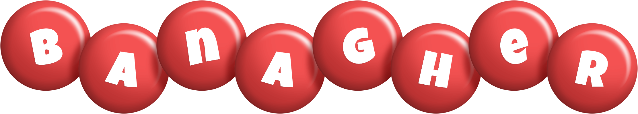 Banagher candy-red logo