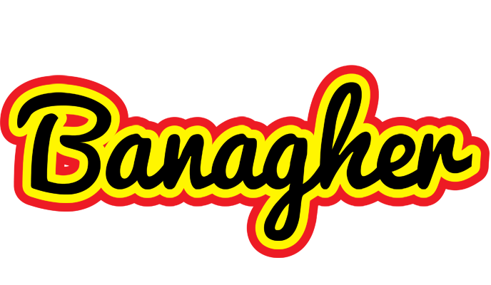 Banagher flaming logo