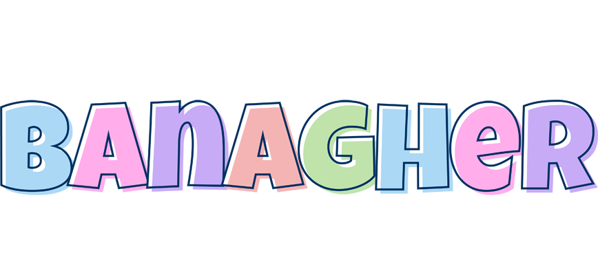 Banagher pastel logo