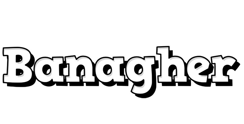 Banagher snowing logo