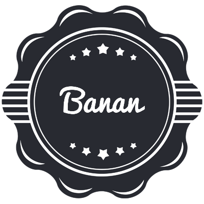 Banan badge logo